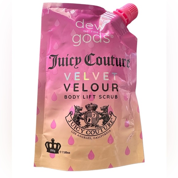 NEW DEW OF THE GODS JUICY COUTURE VELVET VELOUR BODY SCRUB 7.05oz - Picture 3 of 5